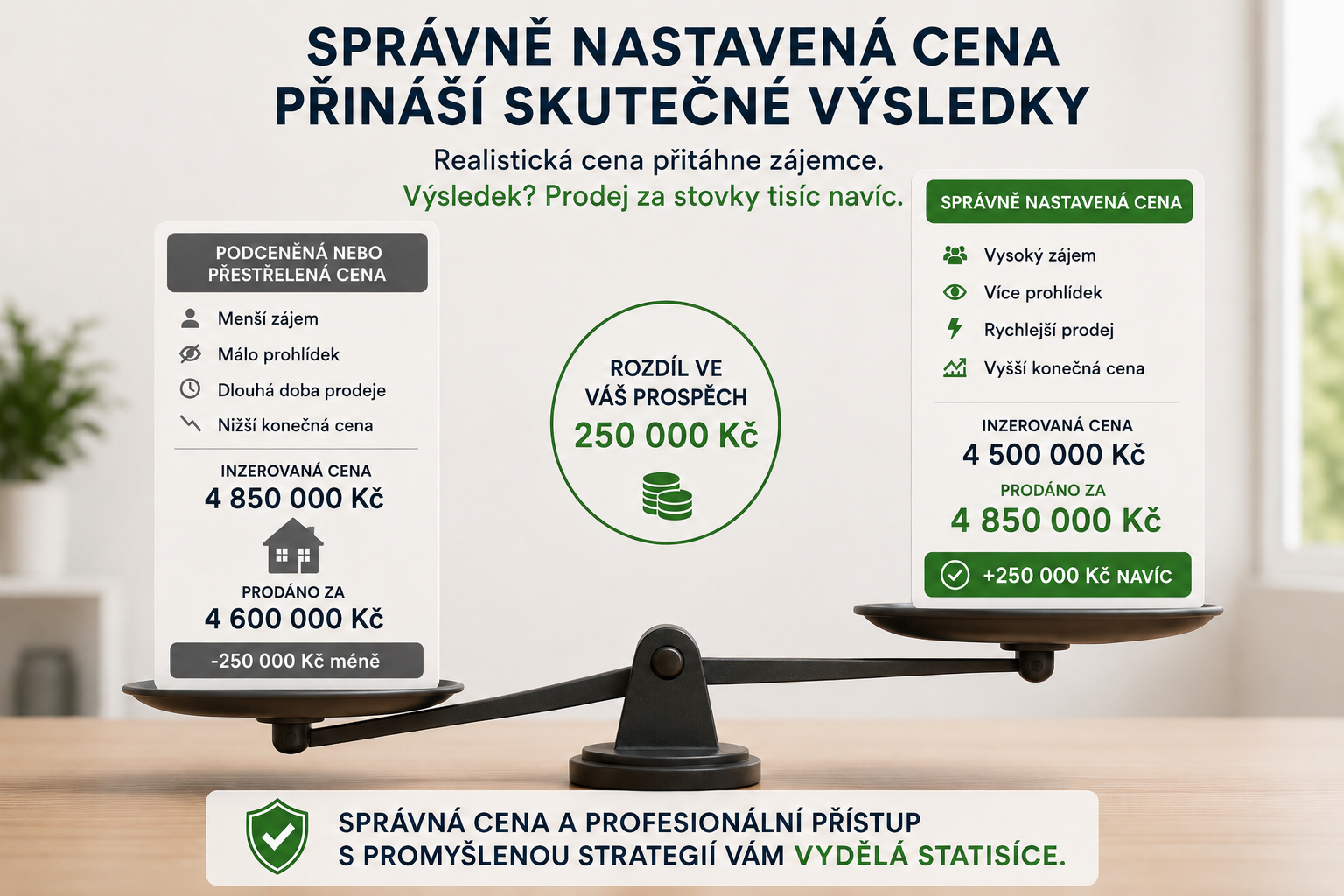 Proč se některé nemovitosti prodají za víc, než byla inzerovaná cena