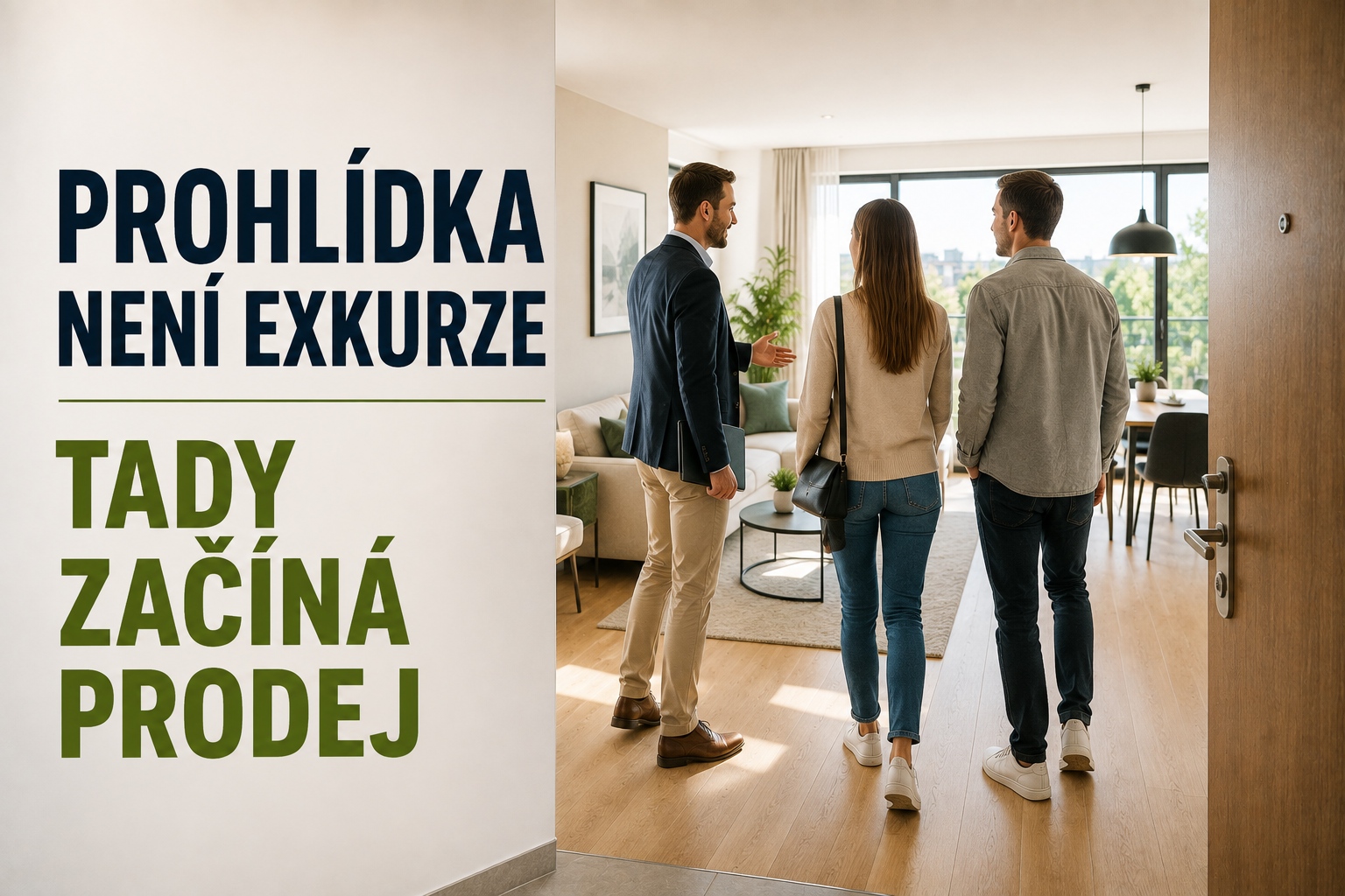 Prohlídka nemovitosti při prodeji – příprava bytu, vedení prohlídky a práce s reakcemi kupujících