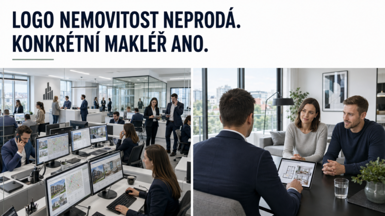 Velká realitní kancelář nebo nezávislý makléř? Jak vybrat správně – realitní blog Boris Šosman