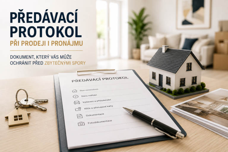 Předávací protokol při prodeji i pronájmu nemovitosti – realitní blog Boris Šosman