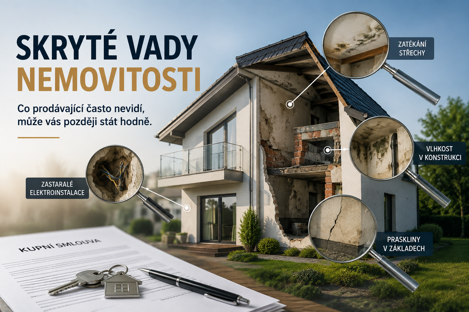 Skryté vady nemovitosti – odpovědnost prodávajícího po prodeji a jak předejít sporům