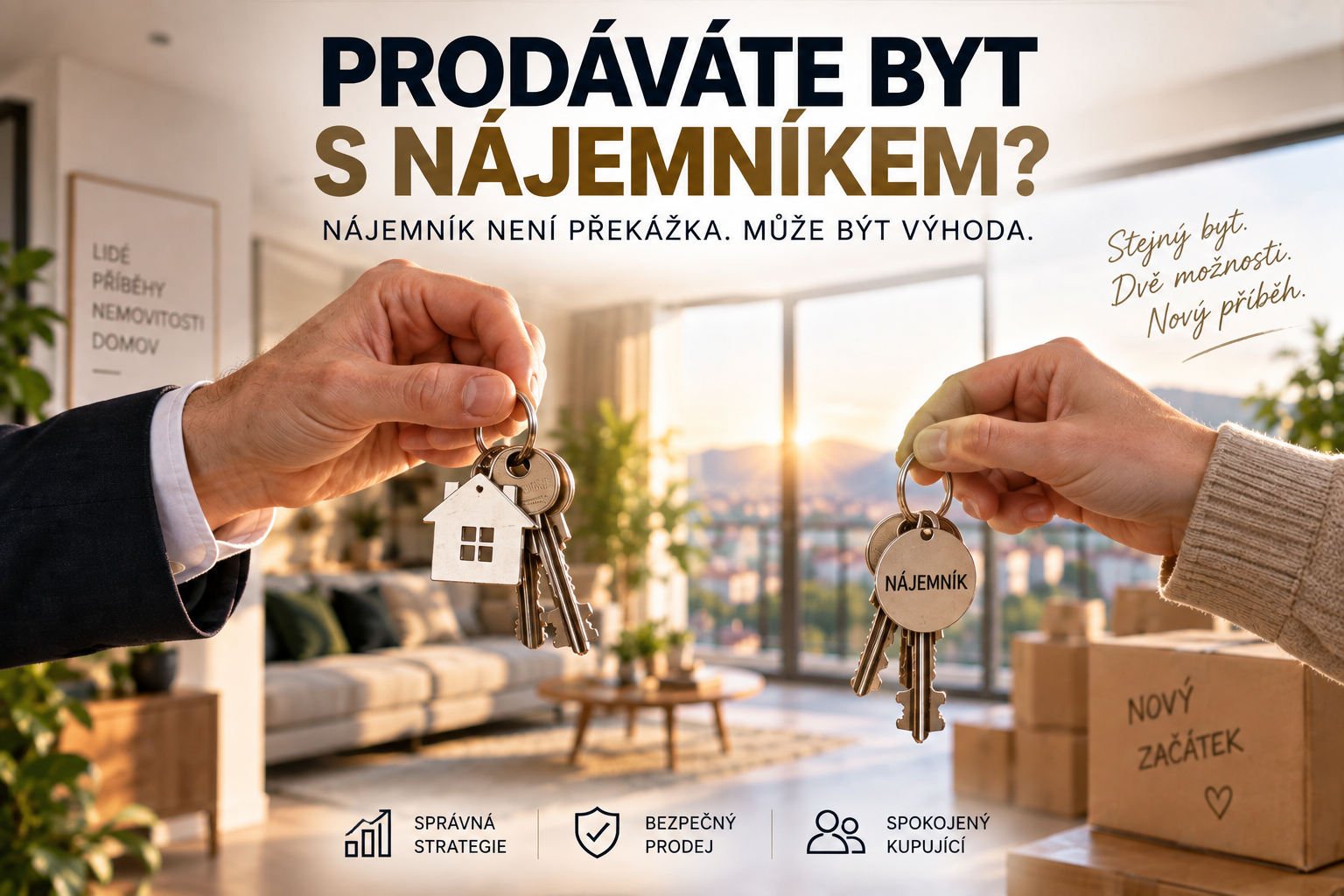 Prodáváte byt s nájemníkem? Nájemní smlouva prodejem nezmizí