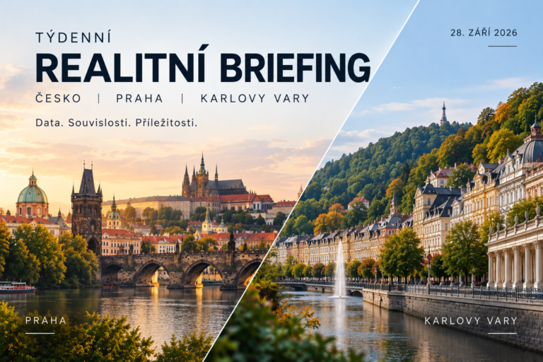 Realitní trh 28. 9. 2026: hypotéky, ceny bytů Praha a Karlovy Vary – realitní blog Boris Šosman