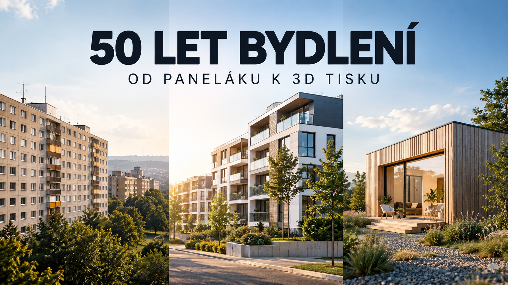 Jak se změnilo bydlení za 50 let – paneláky, dřevostavby a budoucnost bydlení
